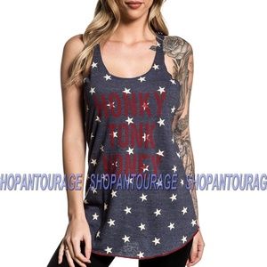 Chillionaire Honky Tonk Fashion Flag Tank Top